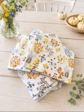 Vintage 1970’s Sears Roebuck and Co. Perma Prest COMPLETE Sheet Set. Sz-Full.